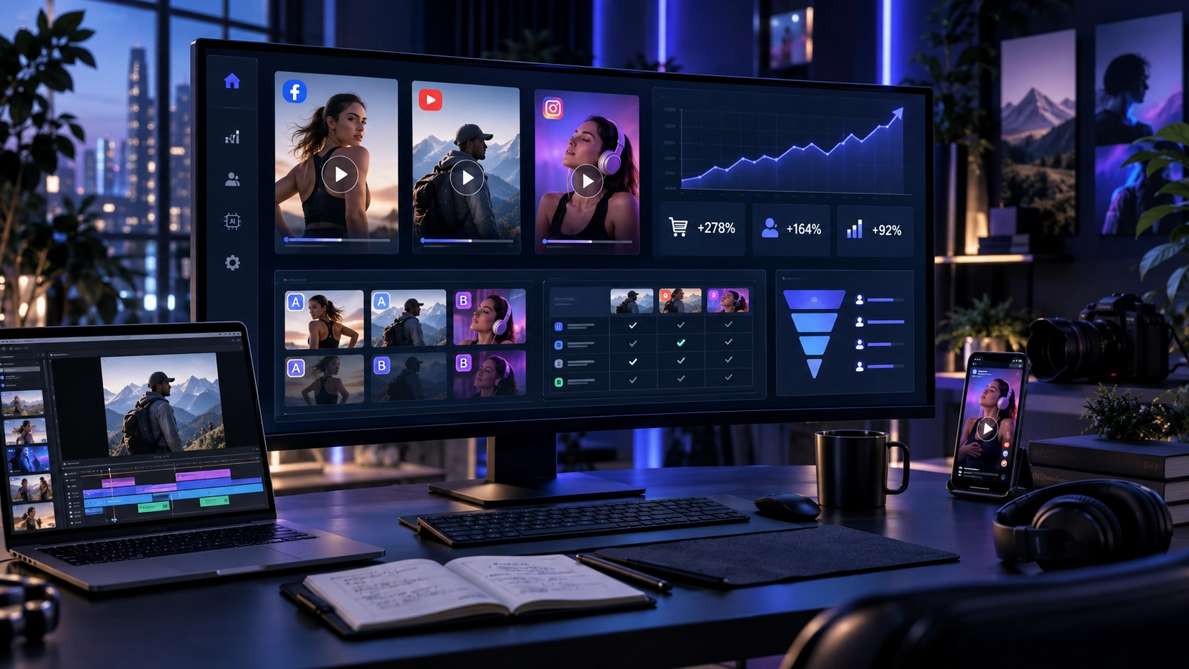 AI Video Ads for Meta, YouTube and Paid Social: A Testing Framework featured image