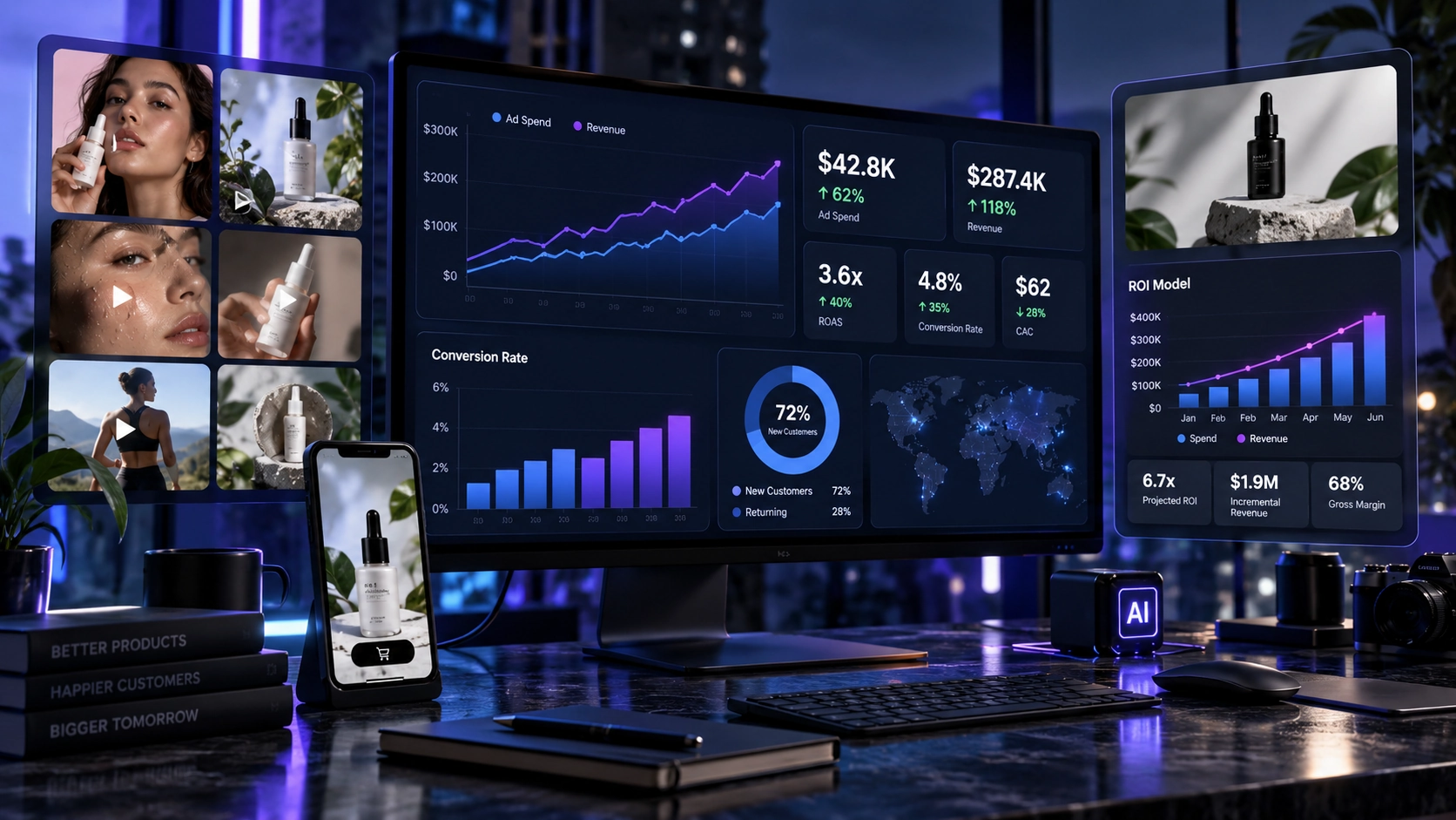 Illustrative AI Video ROI Model: How a DTC Brand Could Evaluate UGC-Style Creative featured image