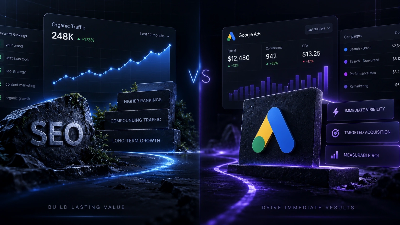 SEO vs Google Ads: Which Should You Invest In First? featured image